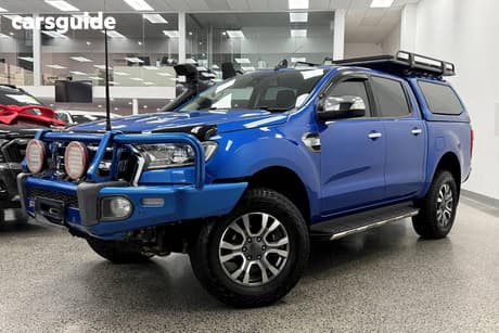Blue 2017 Ford Ranger Dual Cab Utility Xlt 3.2 (4X4)