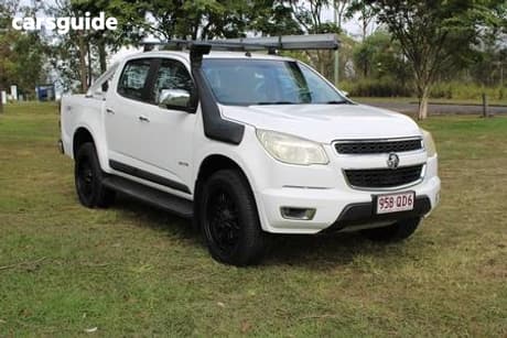 White 2012 Holden Colorado Crew Cab Pickup Ltz (4X4)