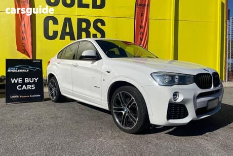 White 2015 BMW X4 Coupe XDRIVE 35I F26 MY15
