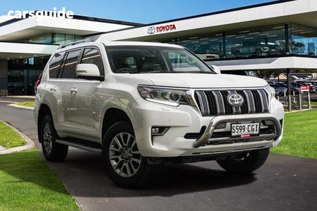 White 2020 Toyota Landcruiser Prado Wagon Vx