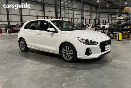 White 2017 Hyundai I30 Hatchback Active