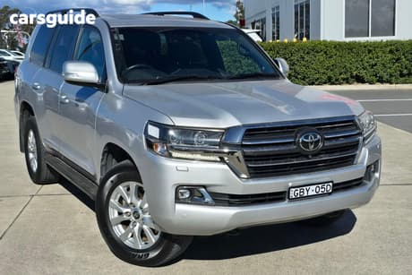 Silver 2021 Toyota Landcruiser Wagon Lc200 Sahara (4X4)