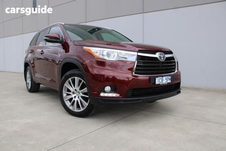 Red 2014 Toyota Kluger Wagon Grande (4X2)