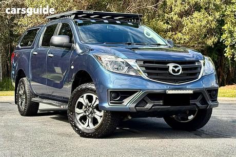 Blue 2020 Mazda BT-50 Dual Cab Chassis Xt (4X4) (5Yr)