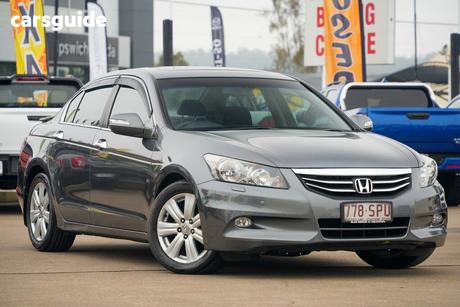 Grey 2012 Honda Accord Sedan V6-L
