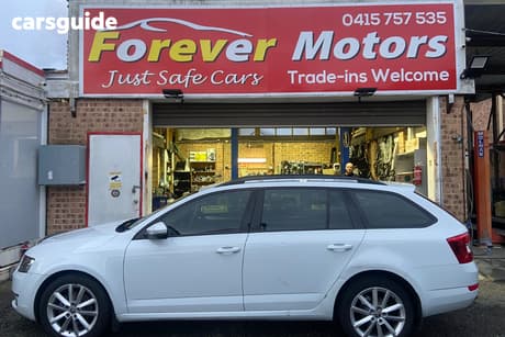 White 2017 Skoda Octavia Sedan 110 Tsi Ambition