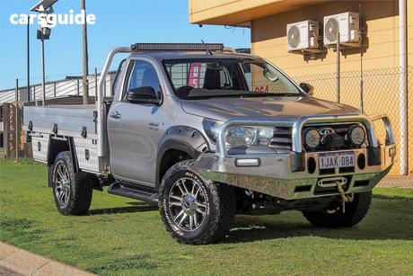 Grey 2015 Toyota Hilux Cab Chassis Sr (4X4)