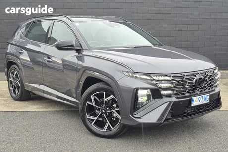 Grey 2024 Hyundai Tucson Wagon Elite Hybrid N Line (Fwd)