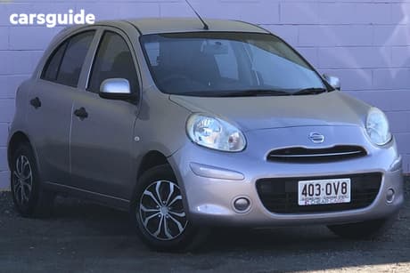 Silver 2011 Nissan Micra Hatchback St