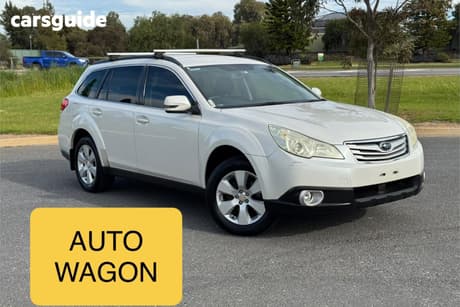 White 2011 Subaru Outback Wagon 2.5I Touring