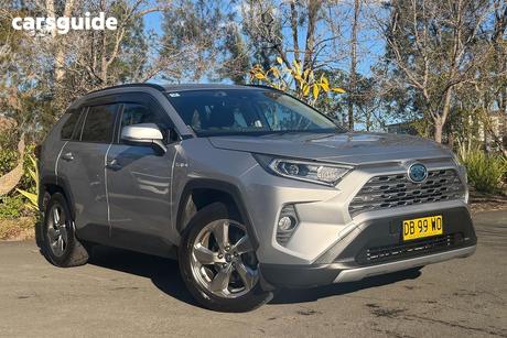 Silver 2021 Toyota RAV4 Wagon Gxl (2Wd) Hybrid