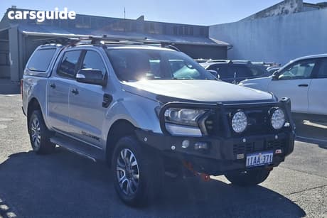 Silver 2018 Ford Ranger Double Cab Pick Up Wildtrak 2.0 (4X4)