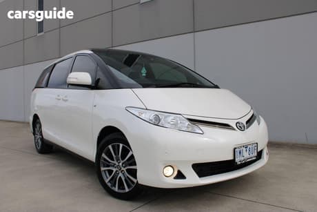 White 2018 Toyota Tarago Wagon Ultima V6