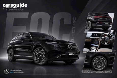Black 2021 Mercedes-Benz Eqc400 Wagon 4Matic Electric Art Line