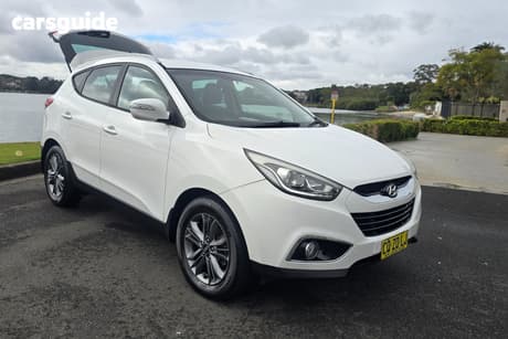 White 2014 Hyundai IX35 Wagon Se (Fwd)
