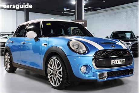 Blue 2015 Mini Cooper Hatchback S 5D Hatch
