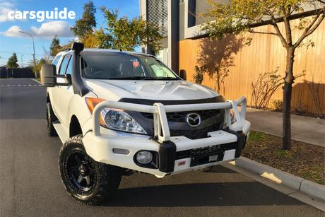 White 2015 Mazda BT-50 Dual Cab Utility Xtr (4X4)
