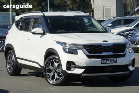 White 2020 Kia Seltos Wagon Sport+ (Fwd)