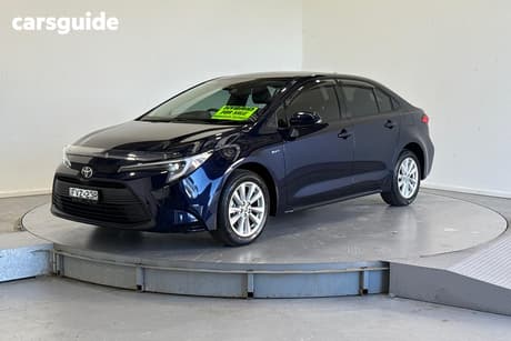 Blue 2025 Toyota Corolla Sedan Ascent Sport Hev