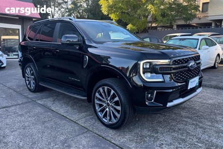 Black 2025 Ford Everest Wagon Platinum (4Wd)
