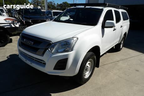 White 2019 Isuzu D-MAX Crew Cab Utility Sx Hi-Ride (4X2)