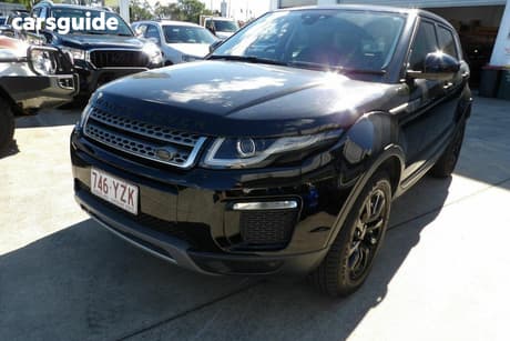 Black 2018 Land Rover Range Rover Evoque SUV TD4 110KW SE 4X4