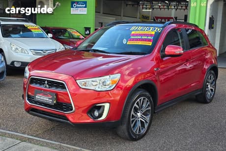 Red 2015 Mitsubishi ASX Wagon Xls (2Wd)