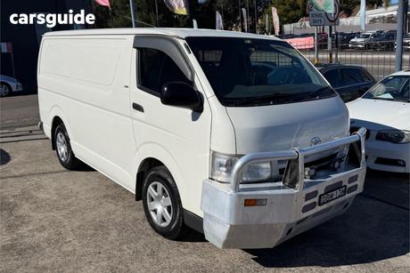 White 2007 Toyota HiAce Van Lwb