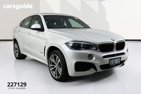 White 2015 BMW X6 Coupe Xdrive 30D