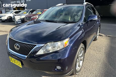 Blue 2009 Lexus RX350 Wagon Sports