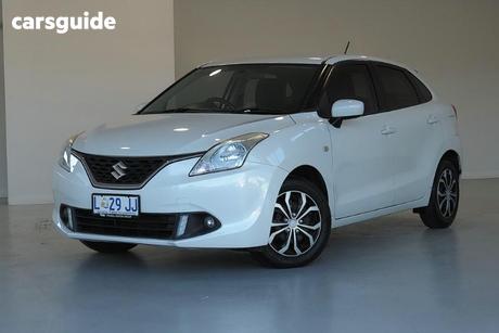 White 2018 Suzuki Baleno Hatchback Gl