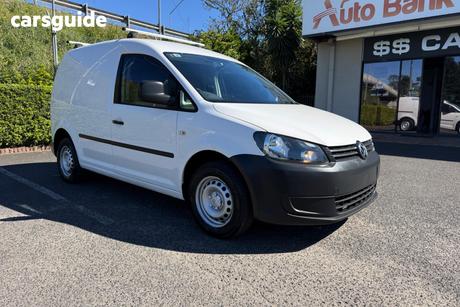 White 2015 Volkswagen Caddy Commercial TSI160 RUNNER F