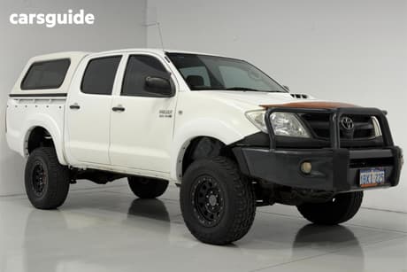 White 2006 Toyota Hilux Dual Cab Pick-up Sr (4X4)