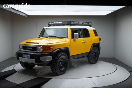Yellow 2011 Toyota FJ Cruiser Wagon