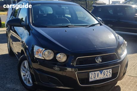 Black 2012 Holden Barina Hatchback Cd