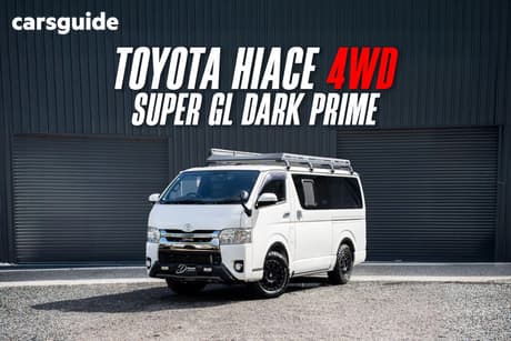 White 2020 Toyota HiAce Commercial 4WD SUPER GL DARK PRIME II GDH204V