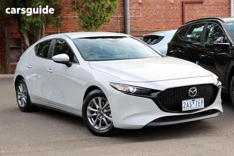 Grey 2024 Mazda 3 Hatchback G20 Pure