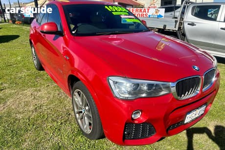 Red 2014 BMW X4 Coupe Xdrive 20I