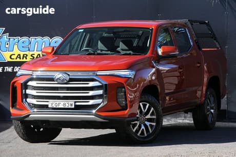 Orange 2022 LDV T60 Ute Tray MAX PRO