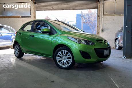 Green 2010 Mazda 2 Hatchback Neo