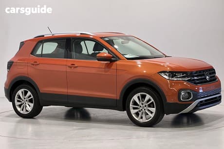 Orange 2022 Volkswagen T-Cross Wagon 85Tfsi Style