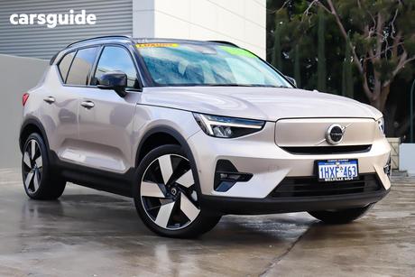 Silver 2023 Volvo XC40 Wagon Recharge Twin Pure Electric