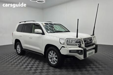 White 2019 Toyota Landcruiser Wagon Lc200 Vx (4X4)