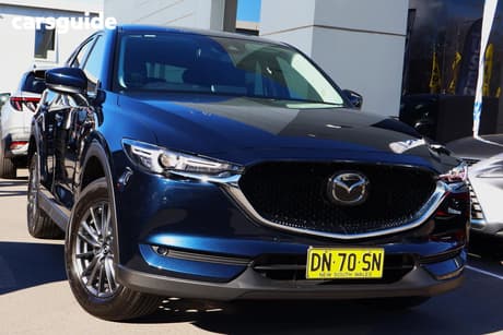 Blue 2020 Mazda CX-5 Wagon Touring (4X4)