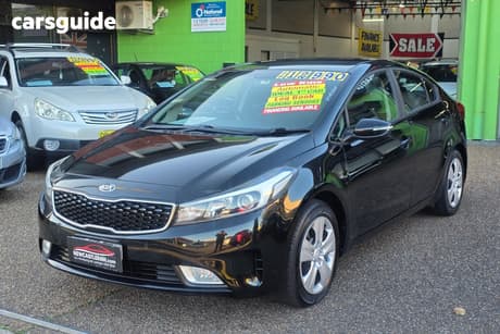 Black 2016 Kia Cerato Sedan S