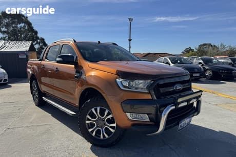 Orange 2016 Ford Ranger Dual Cab Pick-up Wildtrak 3.2 (4X4)