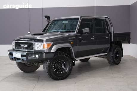 Grey 2018 Toyota Landcruiser Double Cab Chassis Gxl (4X4)