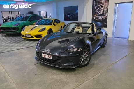 Black 2015 Mazda MX-5 Roadster Gt
