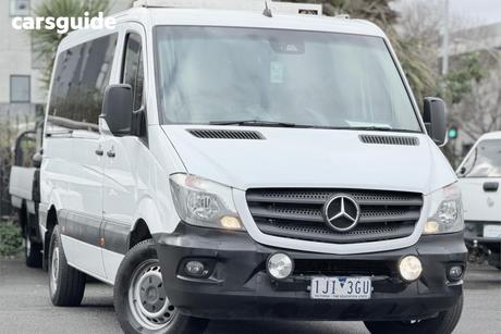 White 2016 Mercedes-Benz Sprinter Van 319Cdi Mwb