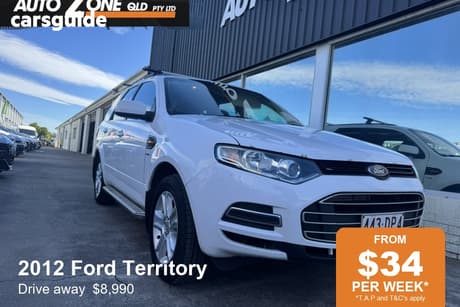 White 2012 Ford Territory Wagon Tx (4X4)